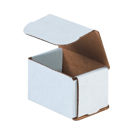 Bsc Preferred 3 x 2 x 2'' White Corrugated Mailers, 50PK BUY00023753